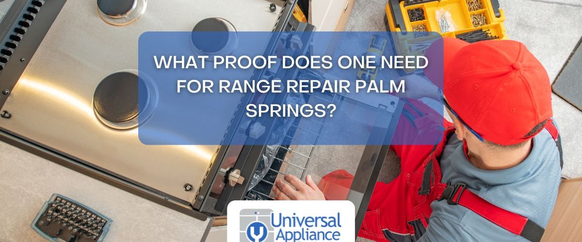 Range Repair Palm Springs